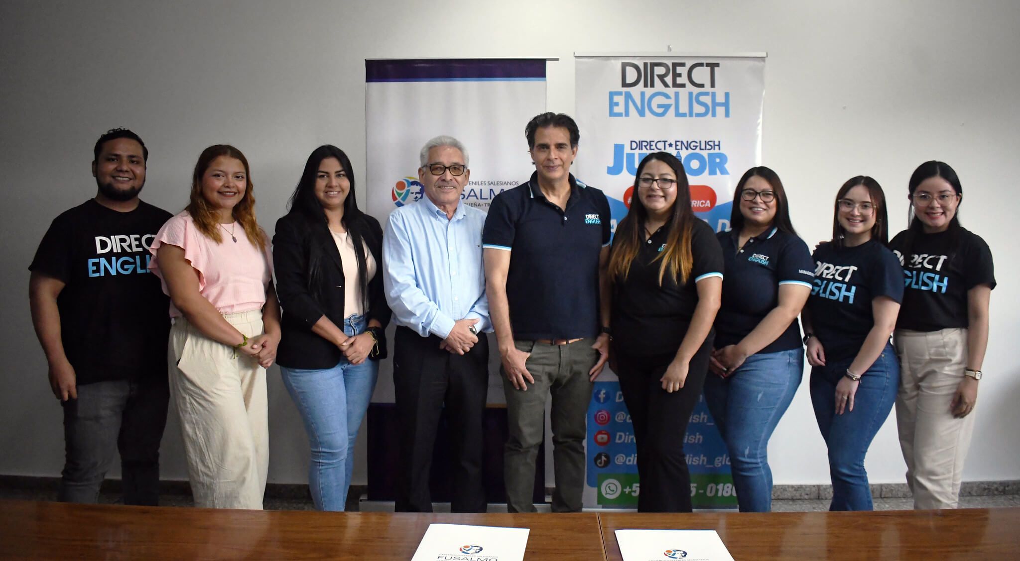 FUSALMO y Direct English unifican esfuerzos en vistas de oportunidades para la niñez y juventud salvadoreña